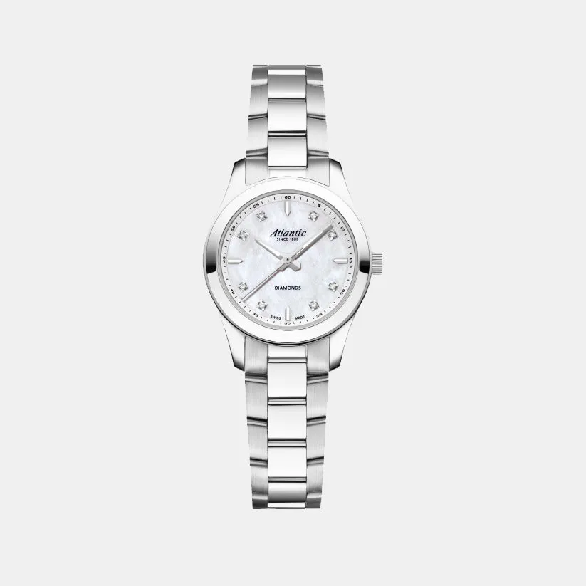 Seapair Women Quartz Mother of Pearl Dial Analog Stainless Steel Watch 20335.41.07