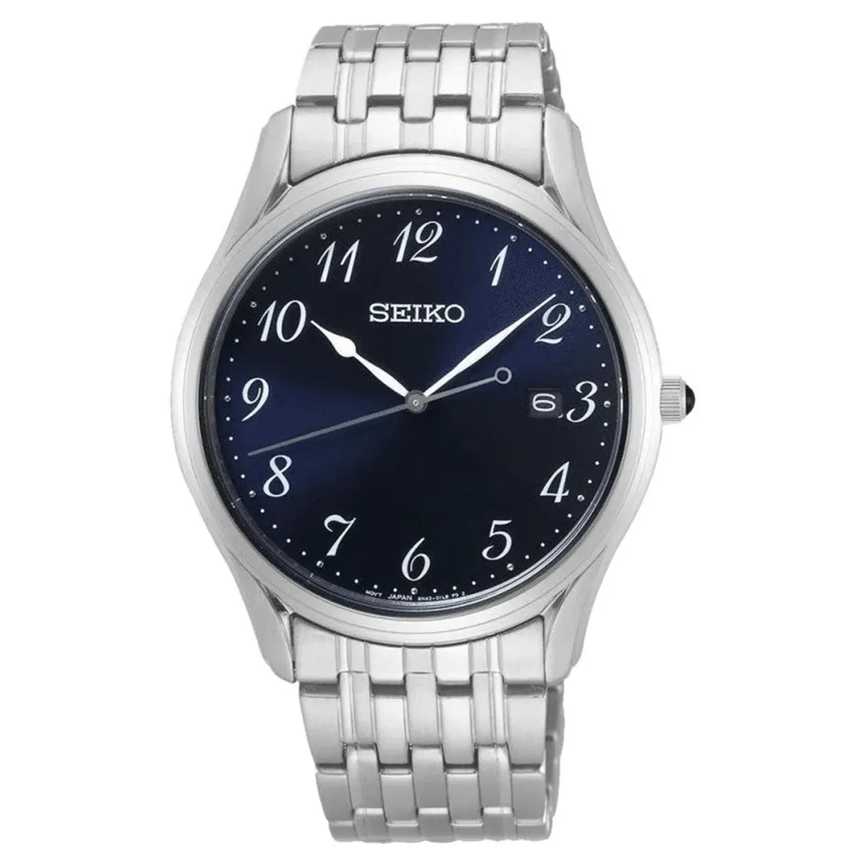 Seiko Classic Blue Dial Men 39mm