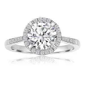 Signature Pave Diamond Engagement Ring