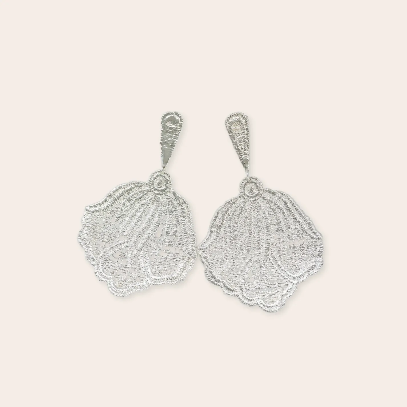 Silver Cedar Street Earring
