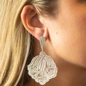 Silver Cedar Street Earring