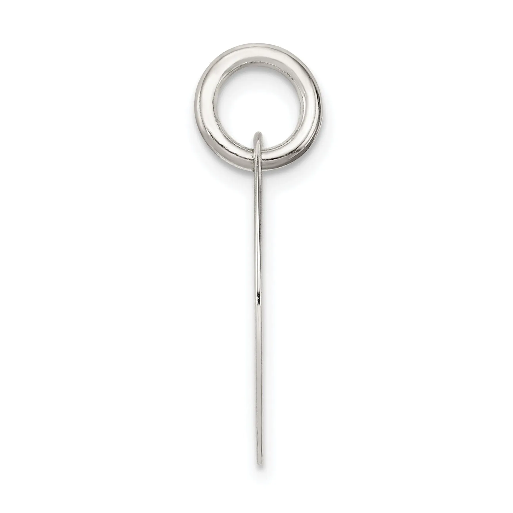 Silver Solid Polished Enamel Dream Oval Charm