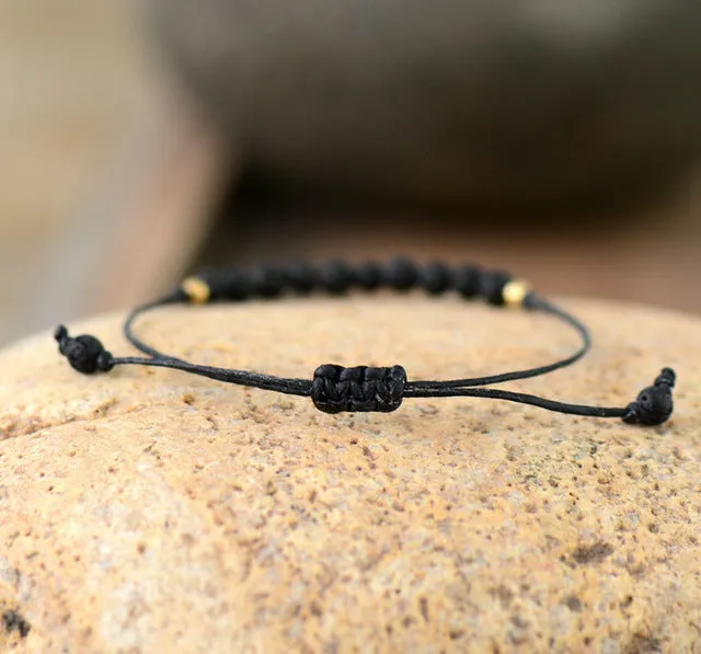Simple Boho Bracelet Fashion Lava Bead Adjustable