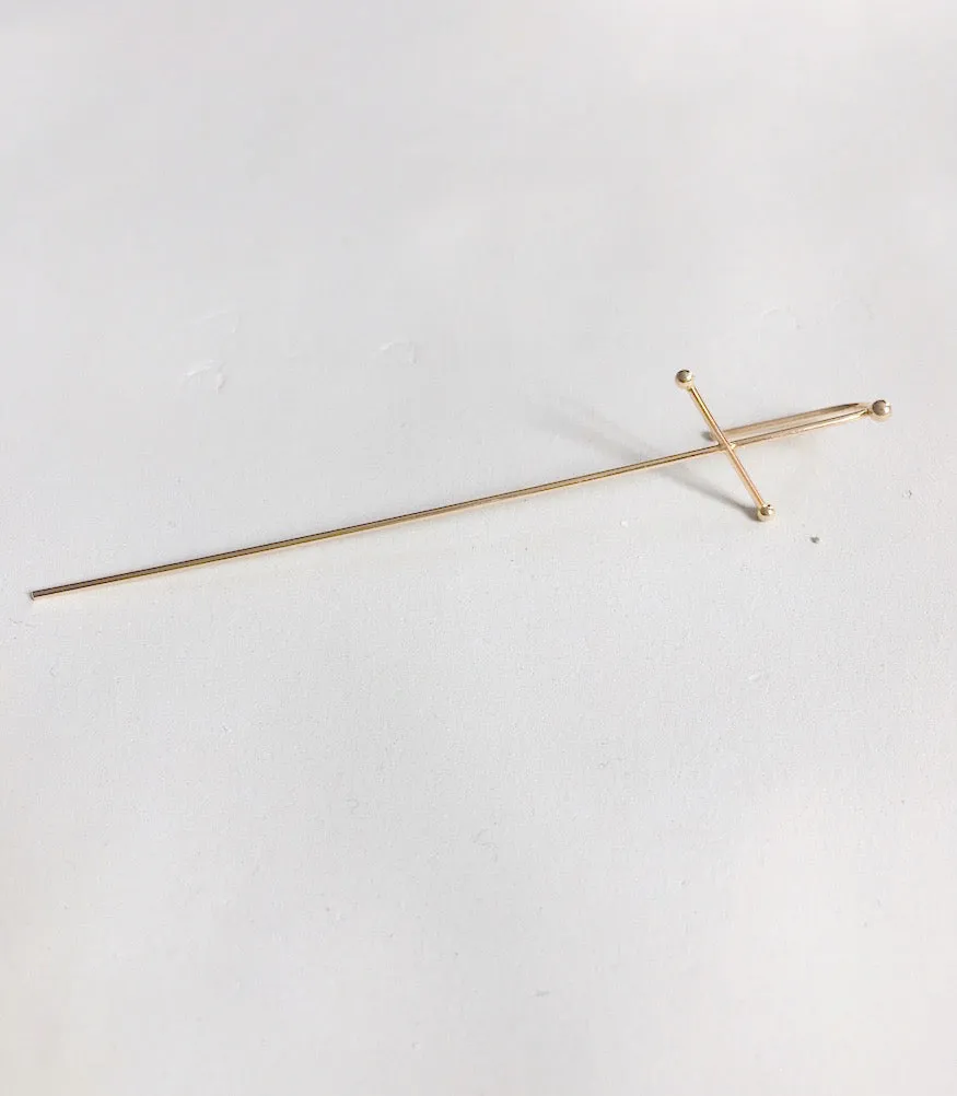 Simplicity Needle Earring