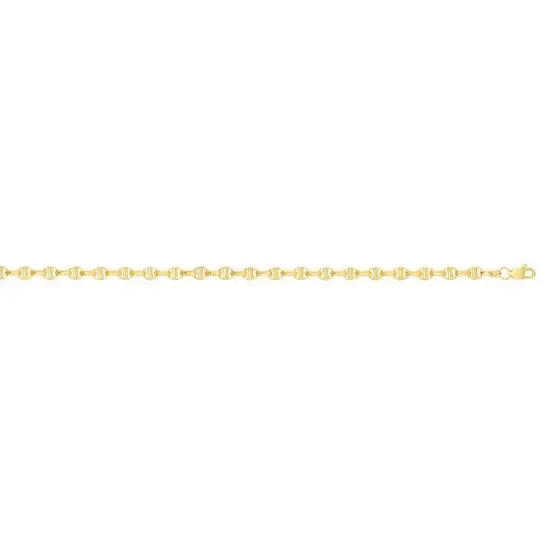 Sincerely Springer's 14k Yellow Gold 18" Anchor Chain Necklace