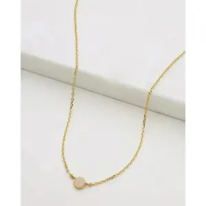 Single Stone Mini Necklace
