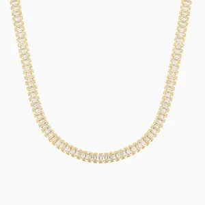 Sloan Baguette Tennis Necklace