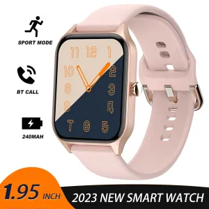 Smart Watch for Men Make/Answer Calls 1.95" HD Big Screen Smartwatch Compatible with iPhone Android Phones Waterproof Fitness Tracker 100  Sports Modes Watch with Heart Rate Sleep Monitor Pedometer