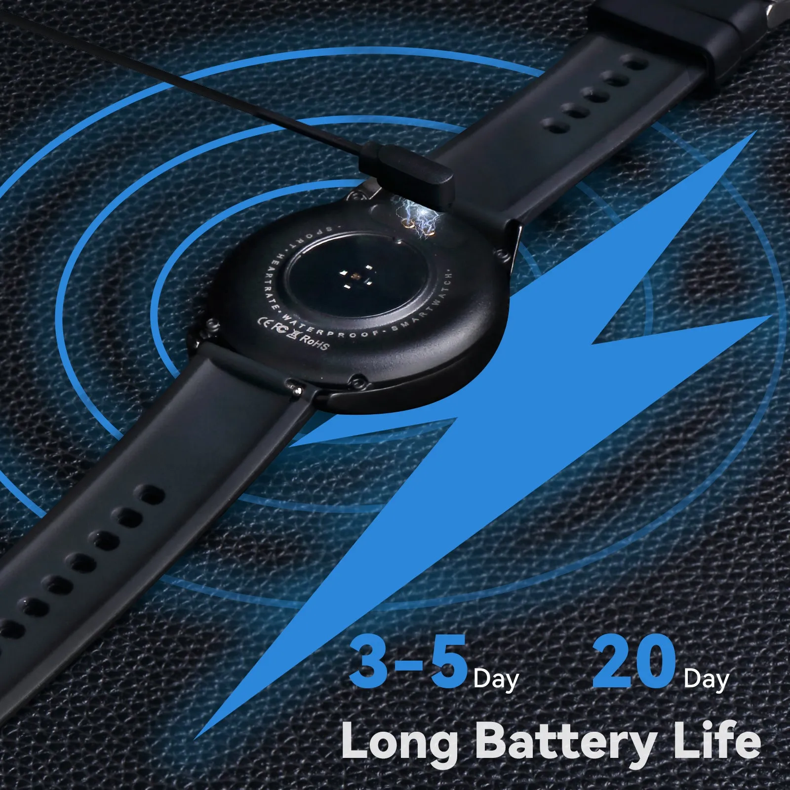 Smart Watch For Women Men HD Call Dial Activity Fitness Tracker Watch With Heart Rate Monitor Sleep Tracker Pedometer Step Counter Stopwatch Waterproof Sports Smartwatch For Android iPhone Samsung