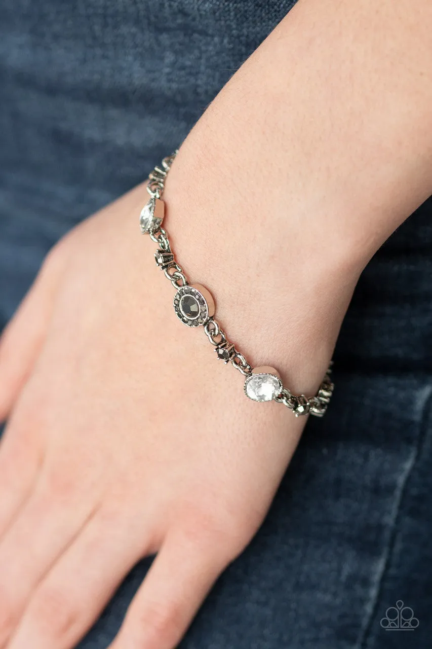 Stargazing Sparkle White Paparazzi Bracelet