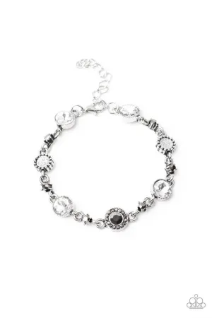 Stargazing Sparkle White Paparazzi Bracelet