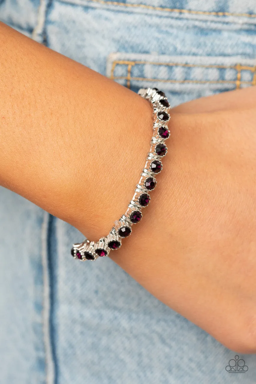 Starry Social Purple Paparazzi Bracelet