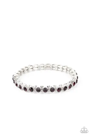 Starry Social Purple Paparazzi Bracelet