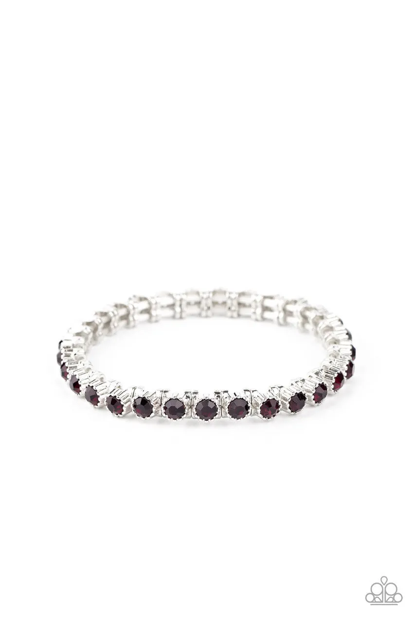 Starry Social Purple Paparazzi Bracelet