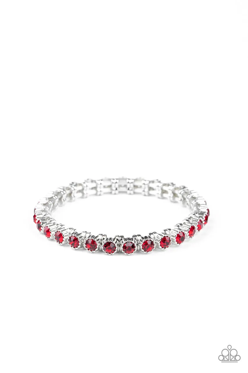 Starry Social Red Paparazzi Bracelet