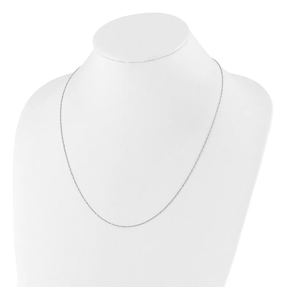Sterling Silver Adjustable .95mm Singapore Chain