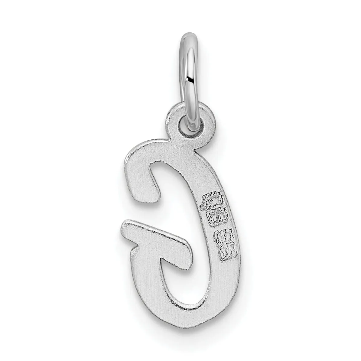 Sterling Silver Small Initial G Charm
