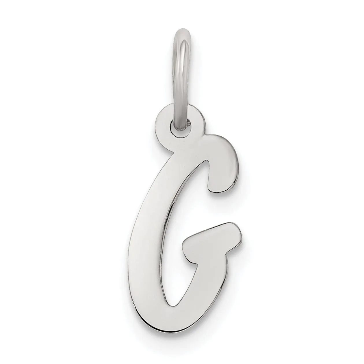 Sterling Silver Small Initial G Charm