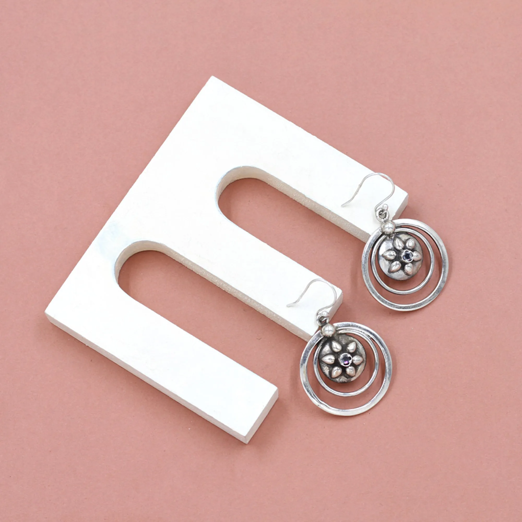 Subtle Beauty: Sangeeta Boochra Silver Handcrafted Earring