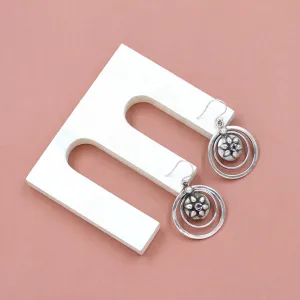 Subtle Beauty: Sangeeta Boochra Silver Handcrafted Earring
