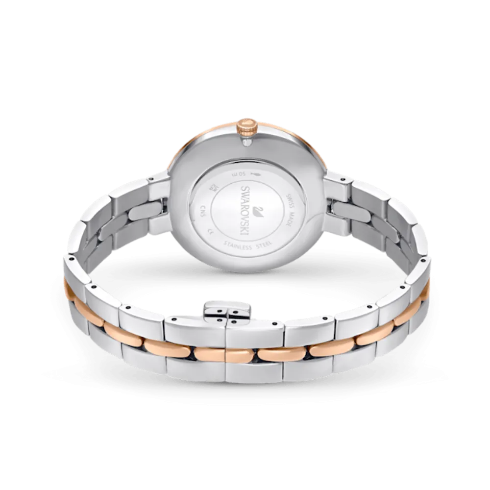 Swarovski Cosmopolitan watch Swiss Made, Metal bracelet, White, Mixed metal finish