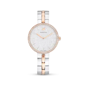 Swarovski Cosmopolitan watch Swiss Made, Metal bracelet, White, Mixed metal finish