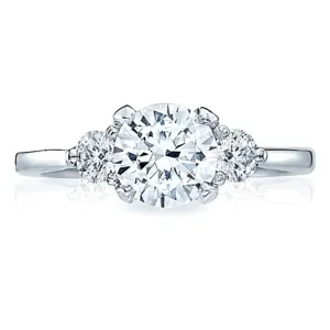 Tacori Three Stone Diamond Engagement Ring