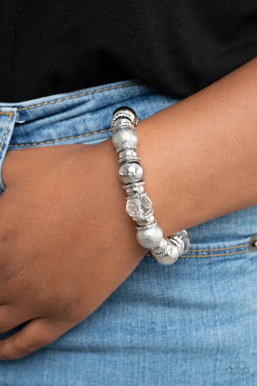 Take Your Best Shot White Paparazzi Bracelet
