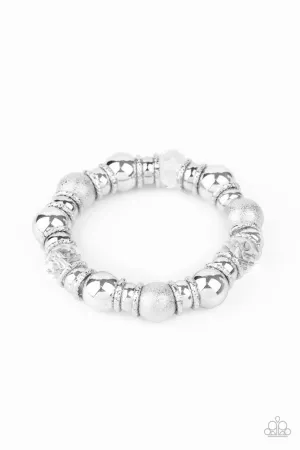 Take Your Best Shot White Paparazzi Bracelet