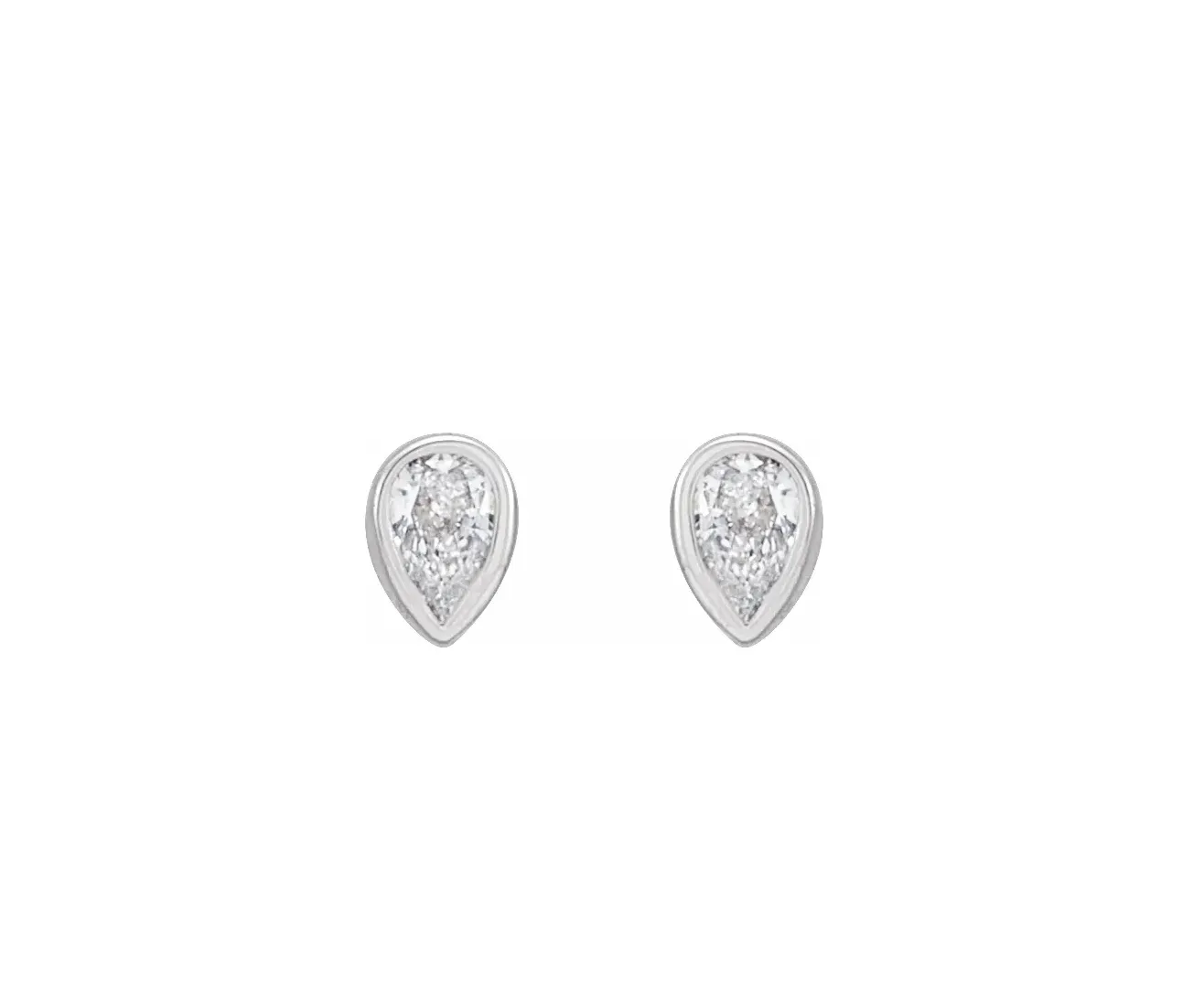 Teardrop Diamond Earrings