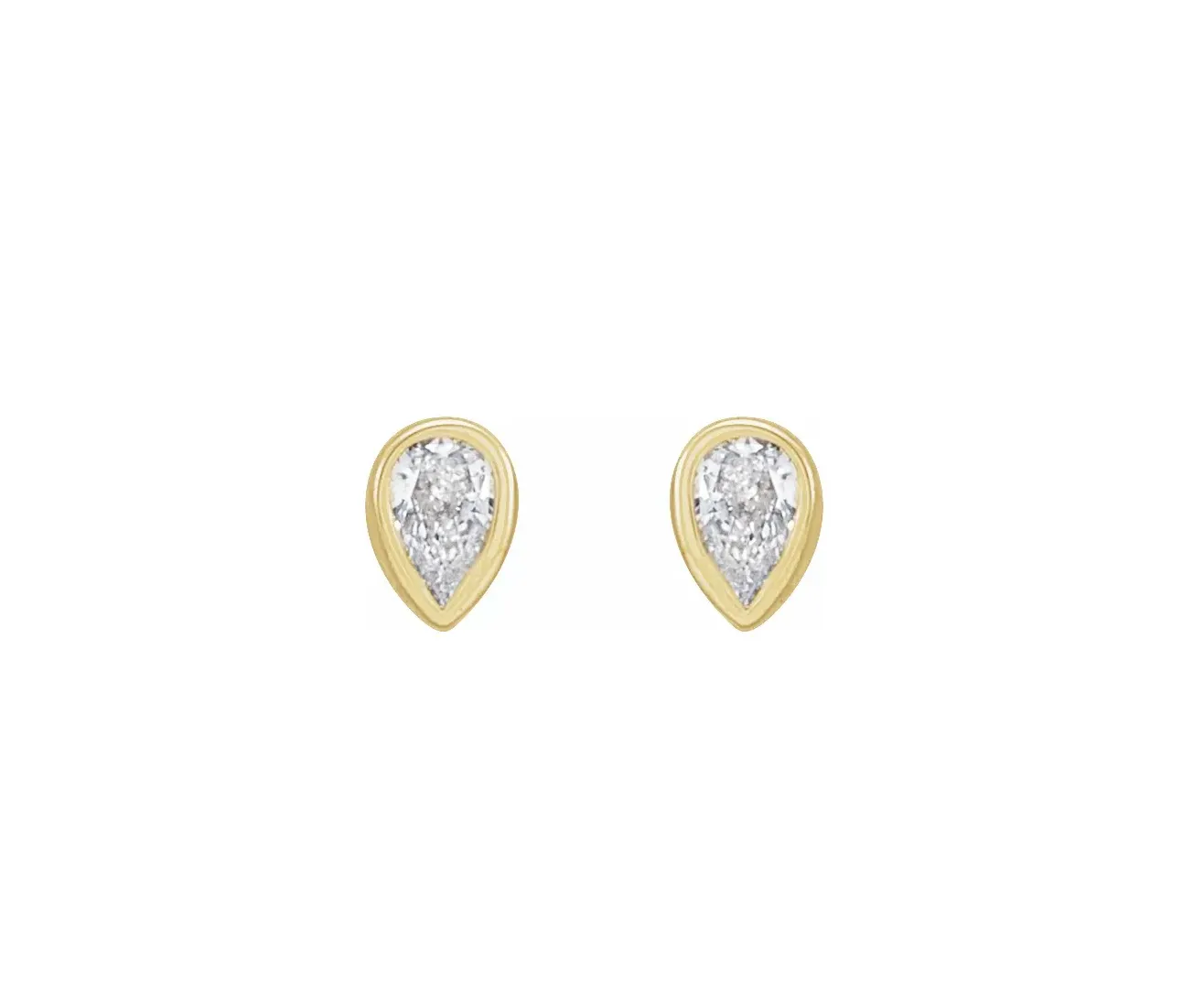 Teardrop Diamond Earrings