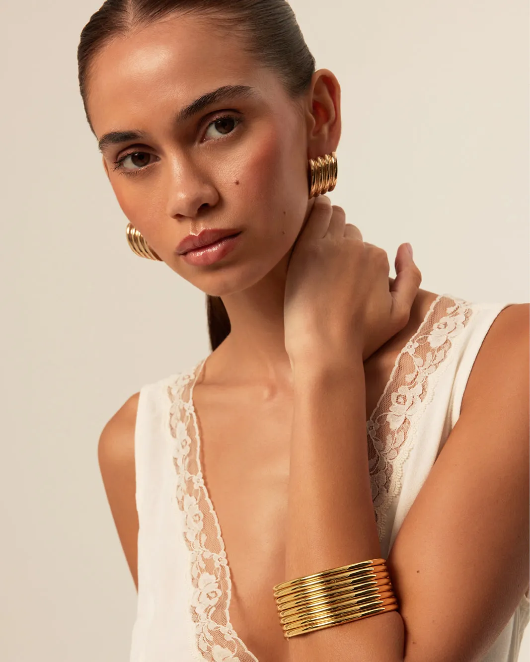 THEA EARRINGS - GOLD