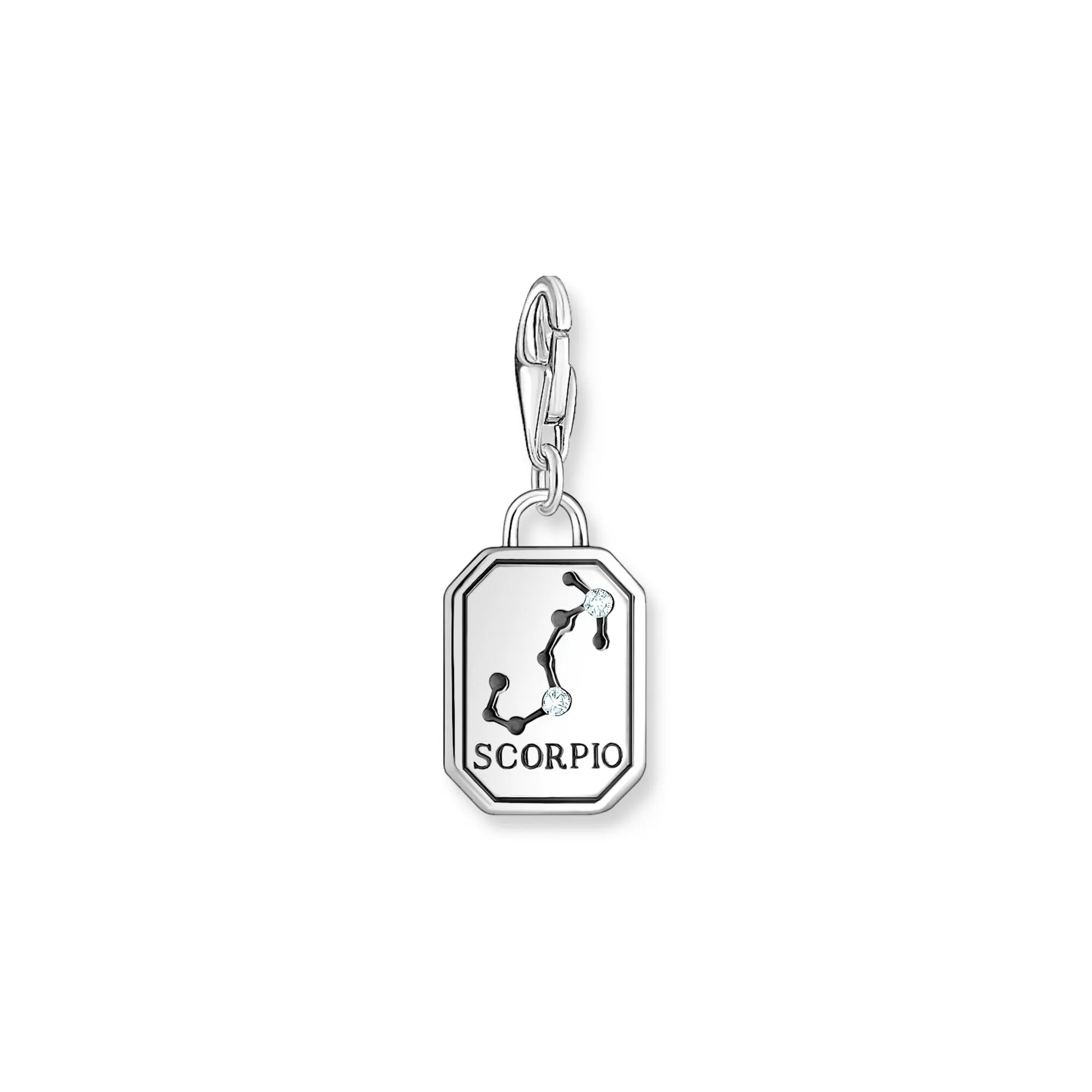 THOMAS SABO Charm Pendant Scorpio Zodiac Sign Silver