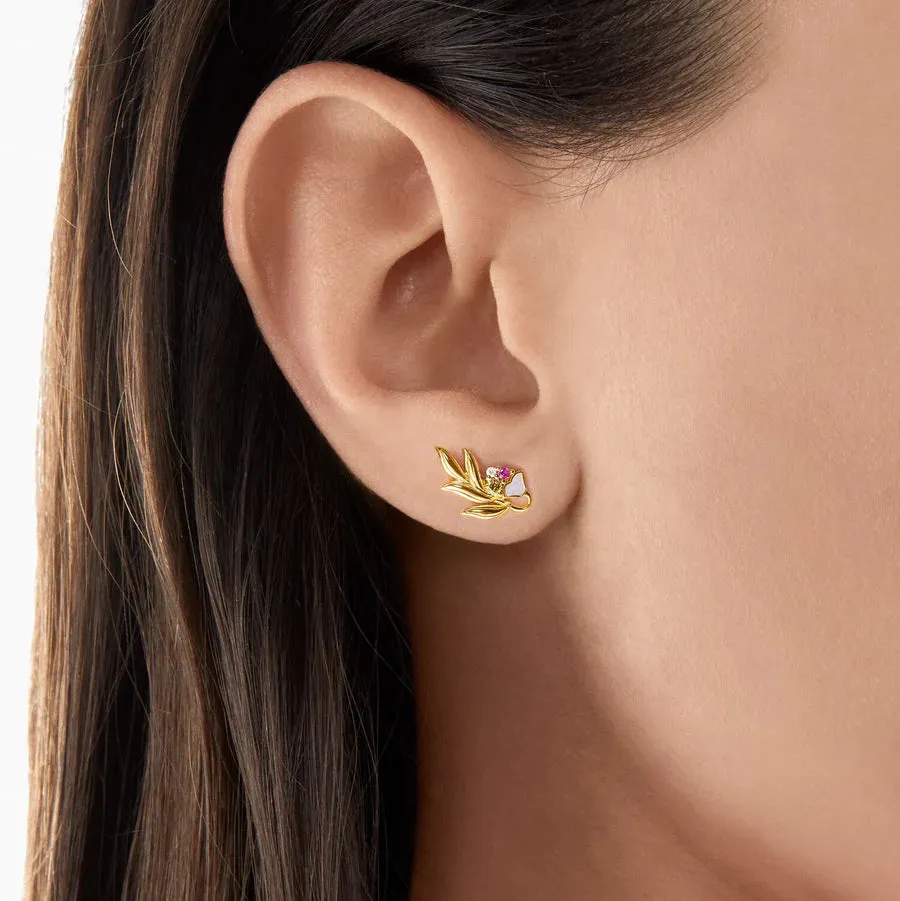 Thomas Sabo Ear Studs Flower Gold TH2172Y