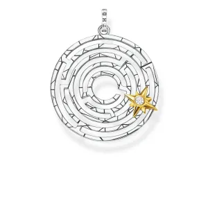 Thomas Sabo Pendant Labyrinth With Golden Star