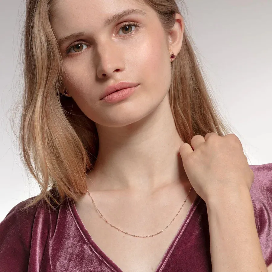 Thomas Sabo Rose Gold Plated Fine Ball Chain