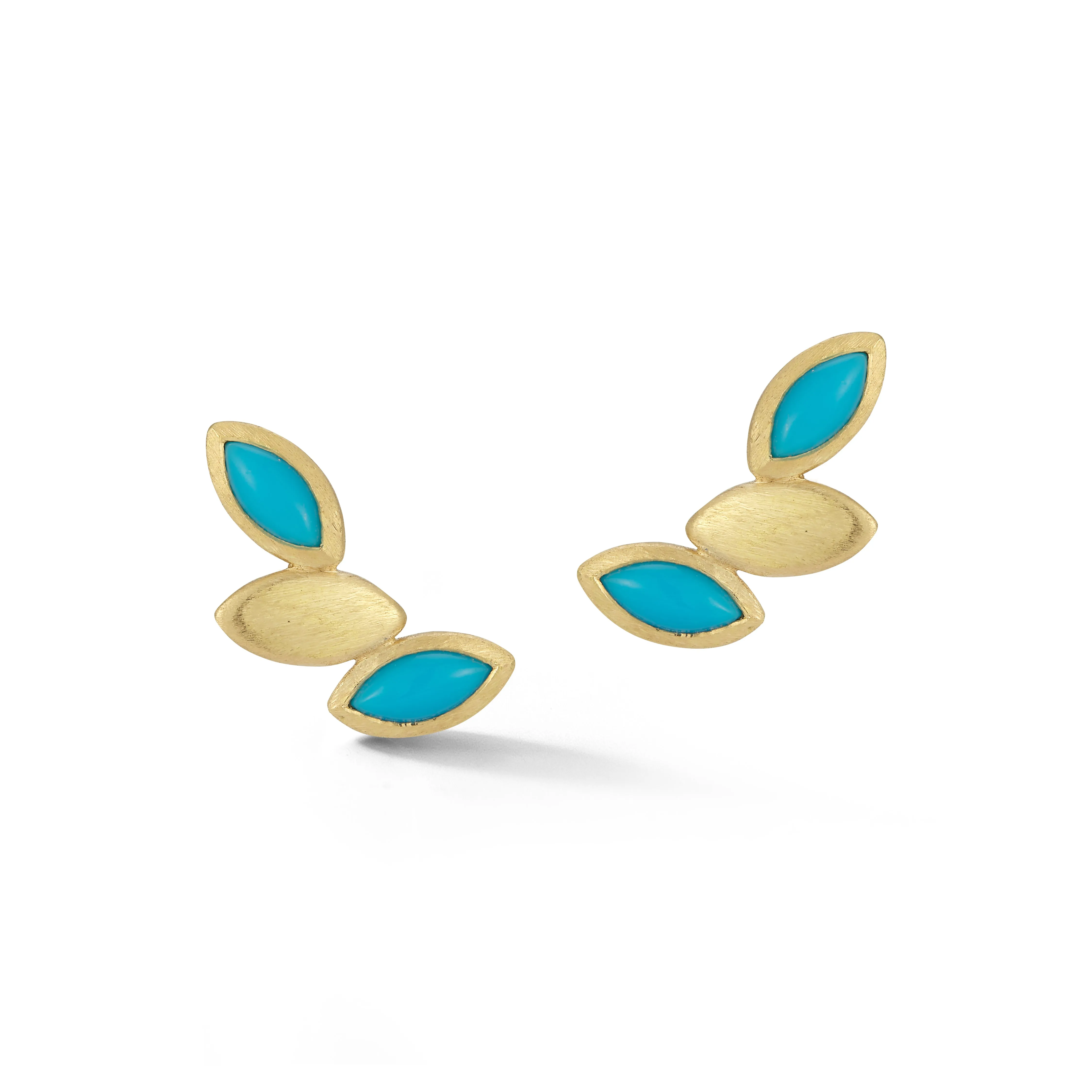 Three Navette Earrings