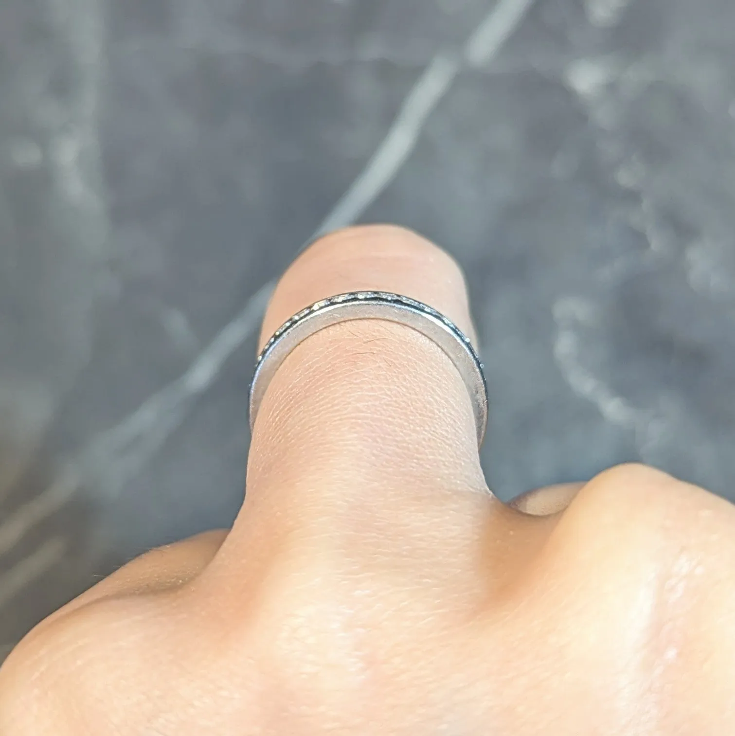 Tiffany & Co. 1.02 CTW Diamond Platinum Vintage Eternity Channel Band Ring
