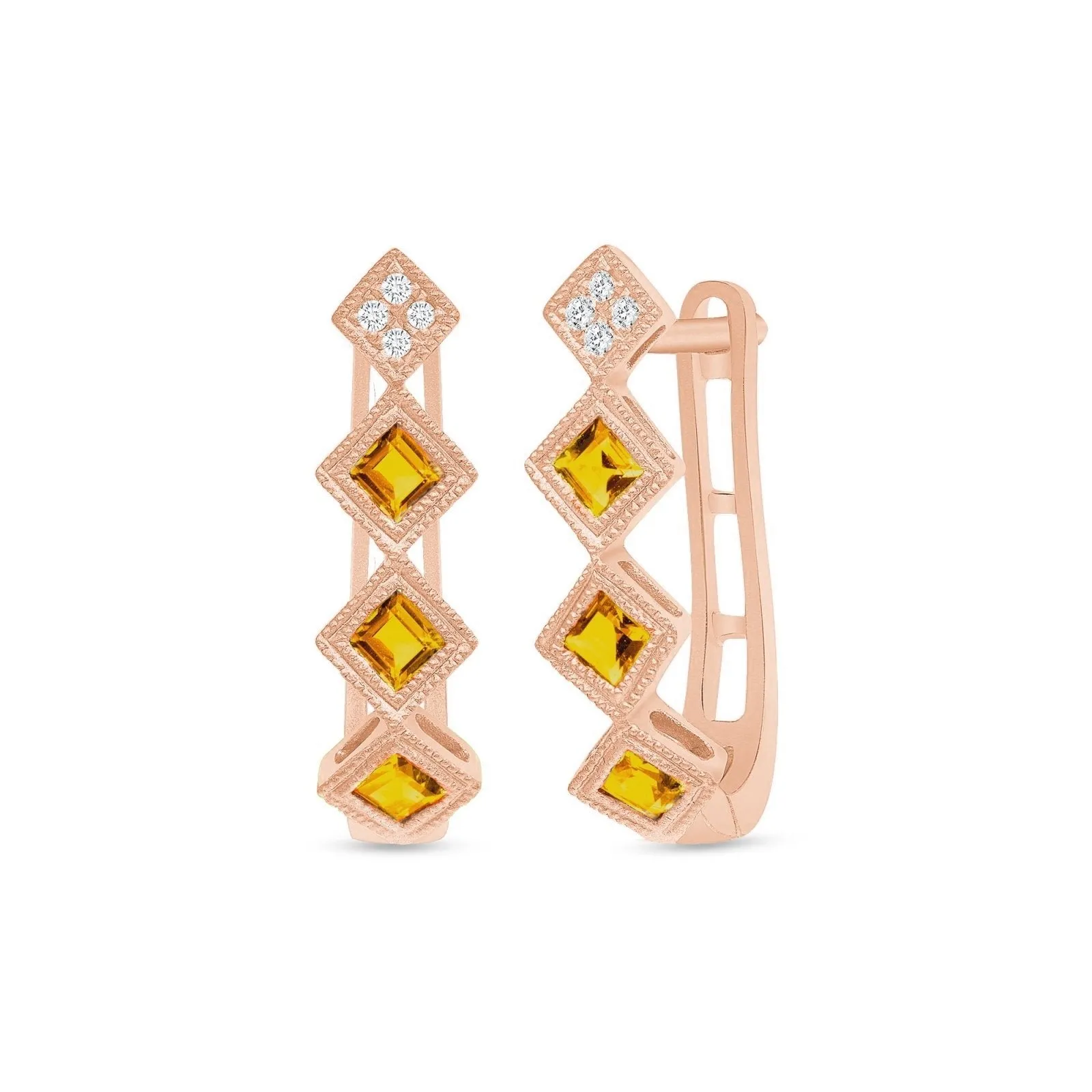 Timeless Citrine Earrings
