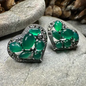 Timeless Heart Post Earrings