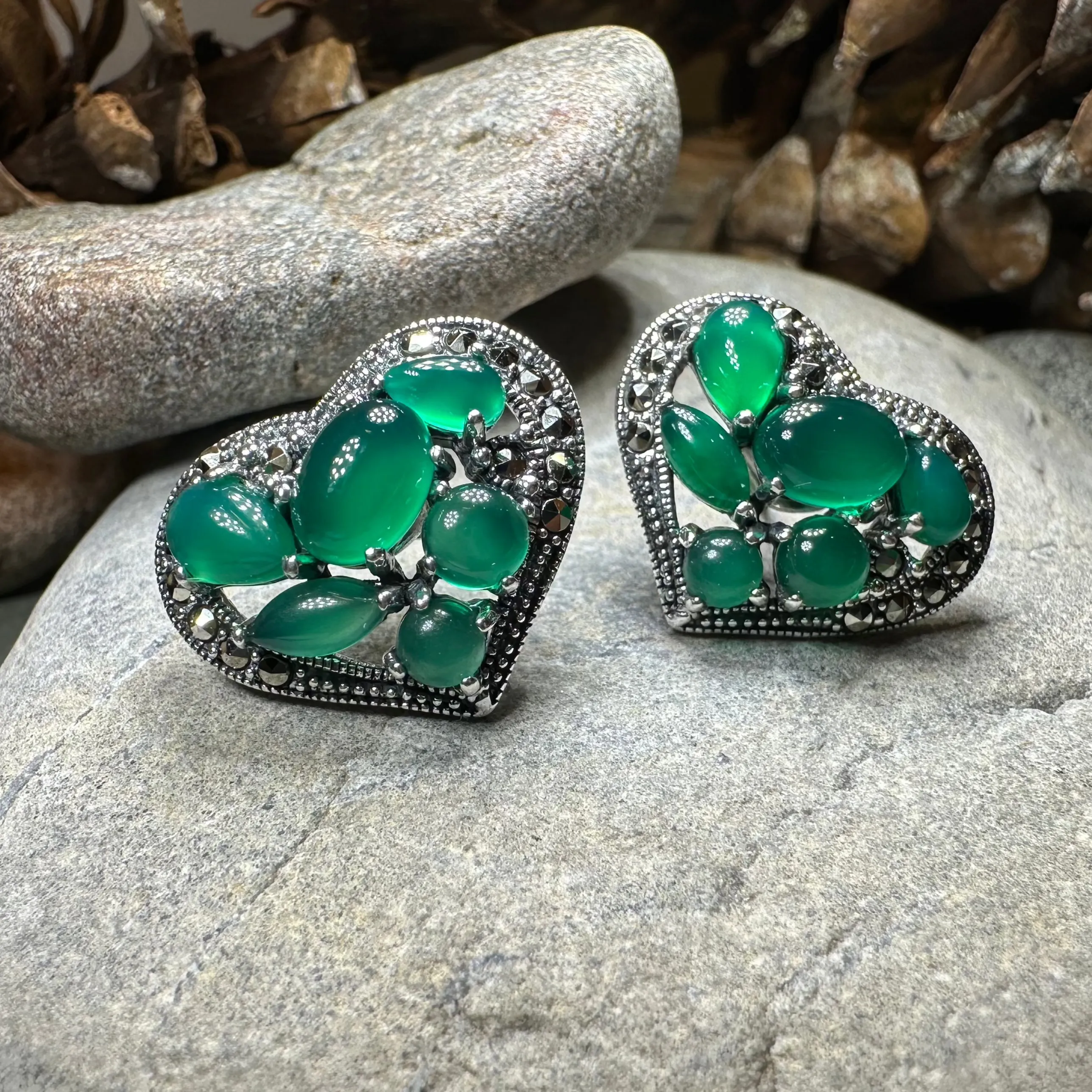 Timeless Heart Post Earrings