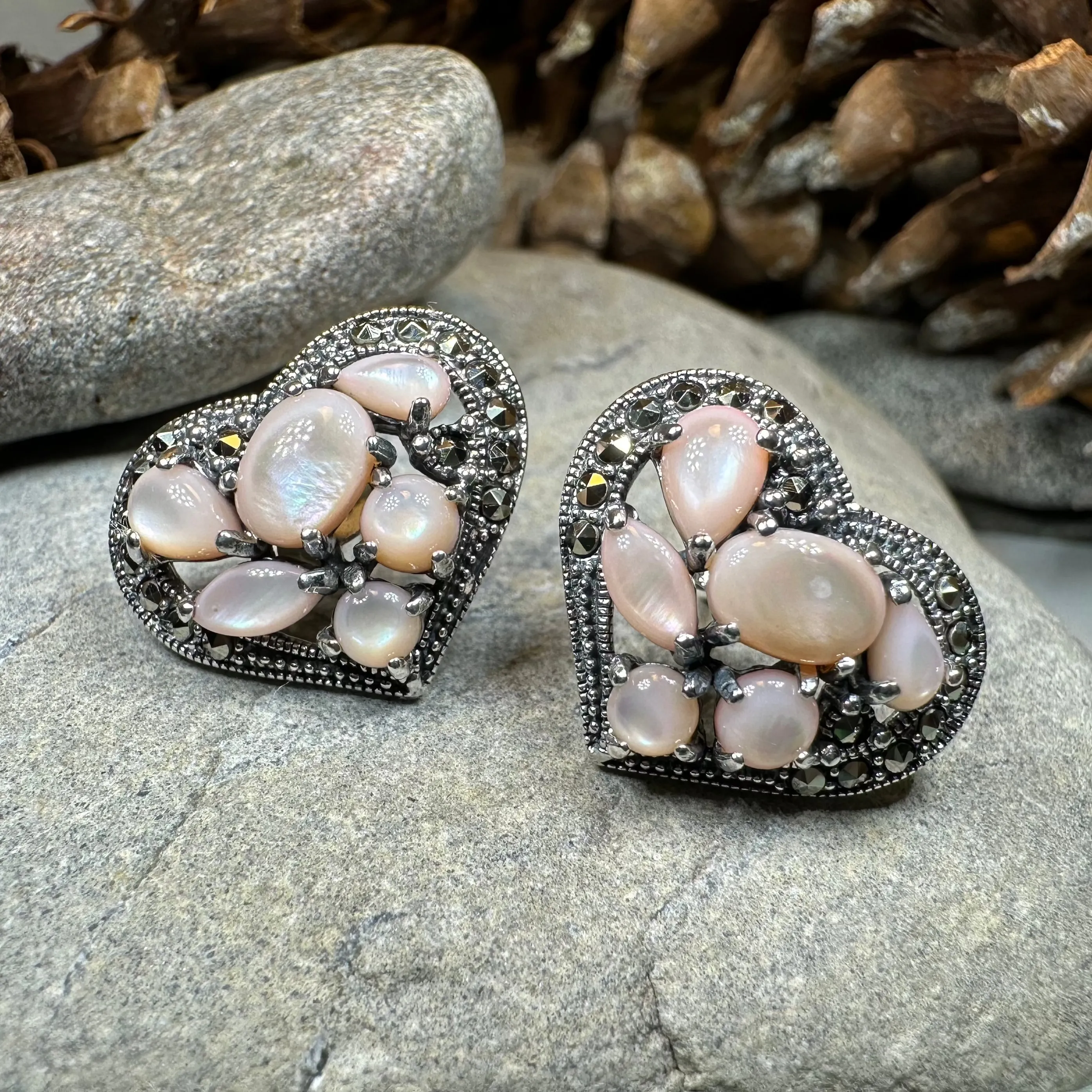 Timeless Heart Post Earrings