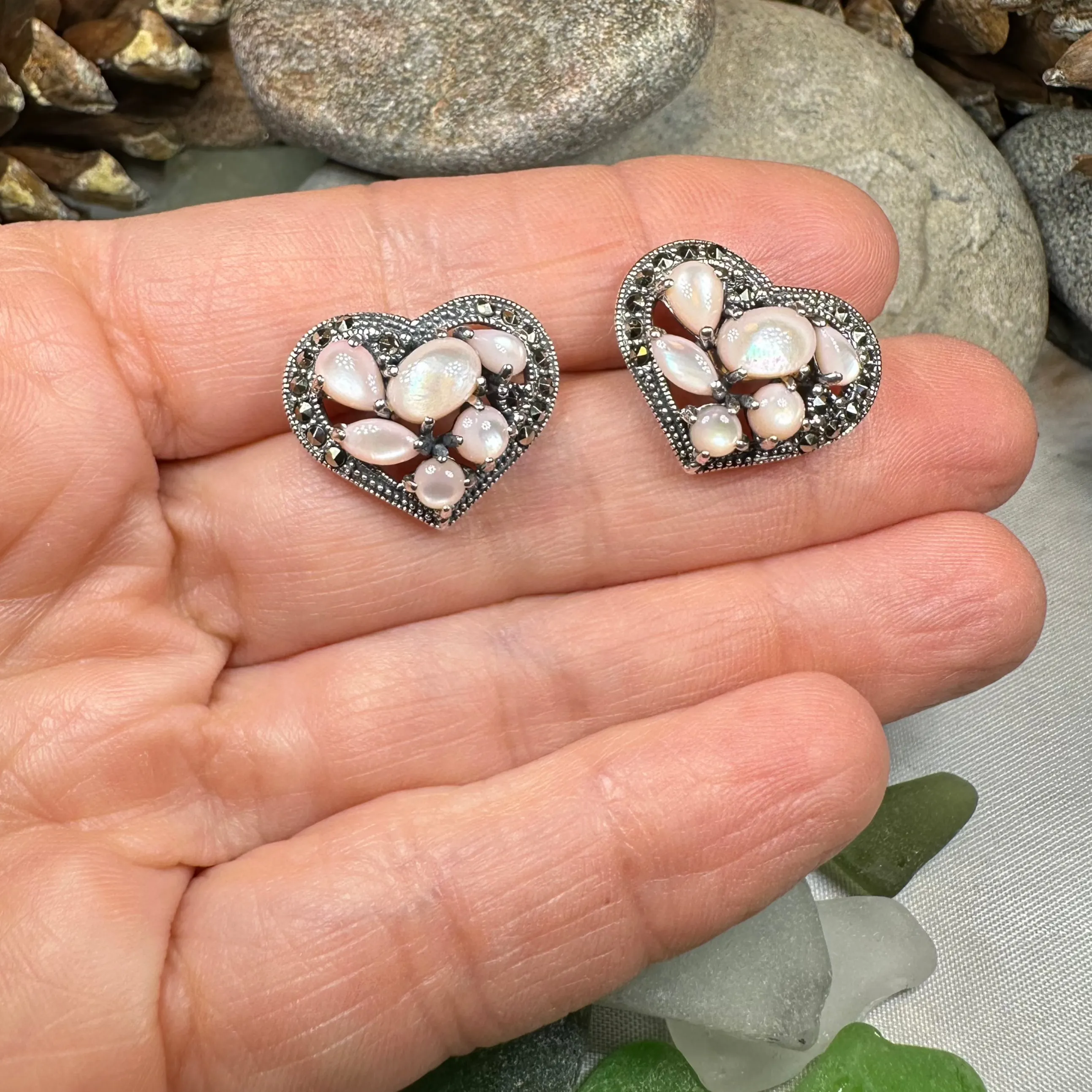 Timeless Heart Post Earrings
