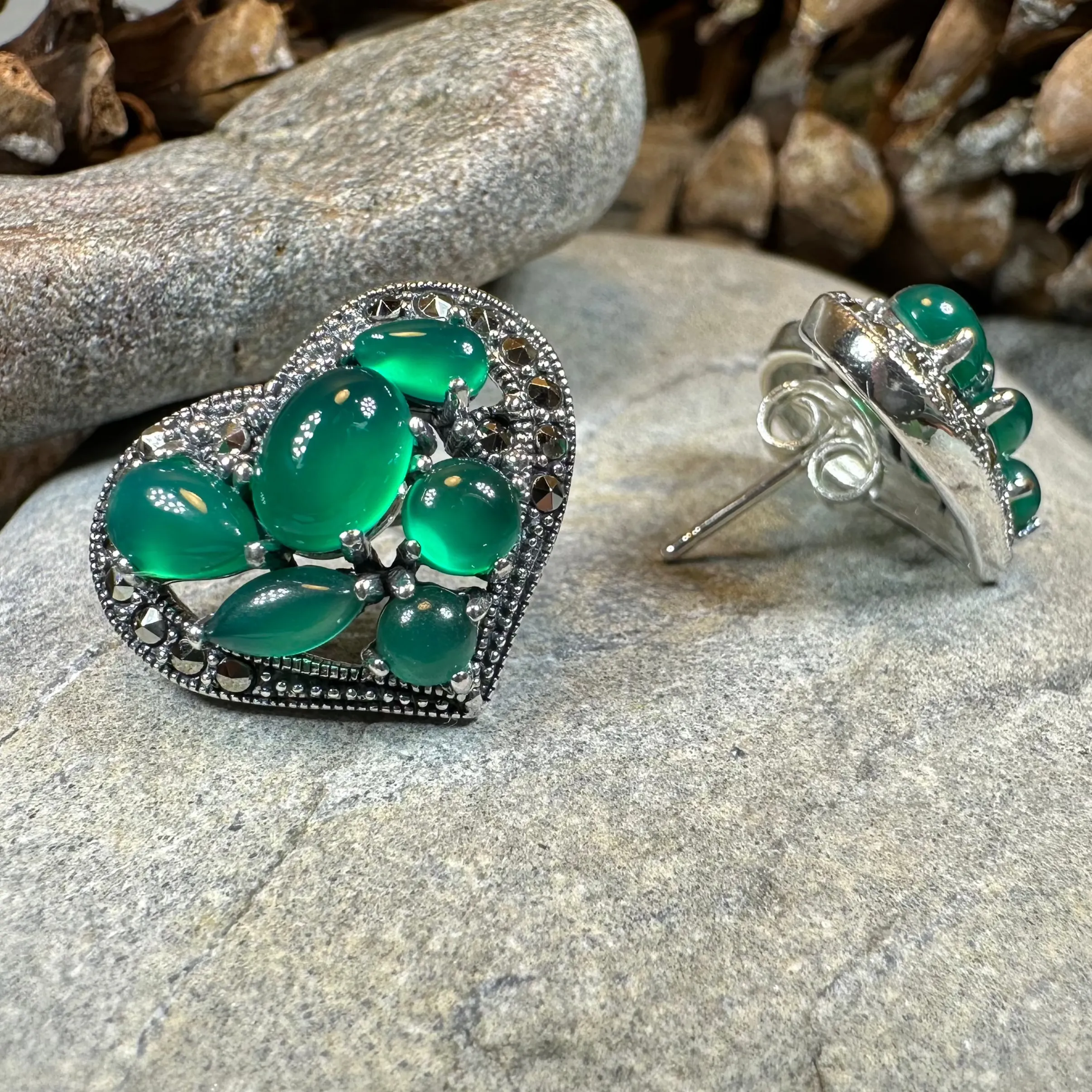 Timeless Heart Post Earrings