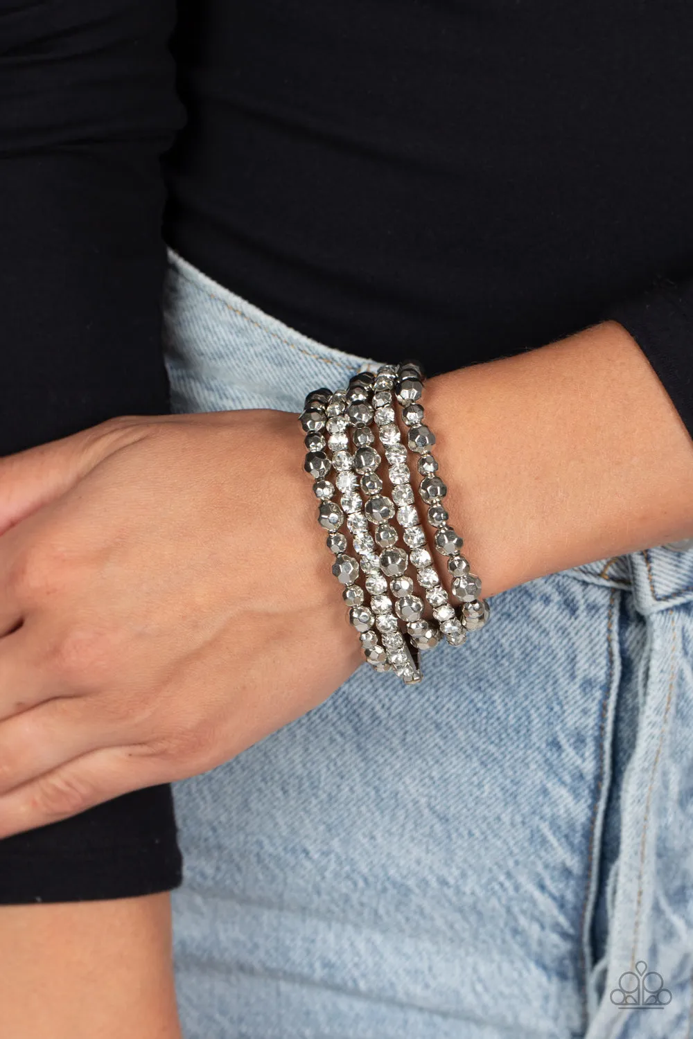 Top Notch Twinkle - White (Gem) Bracelet