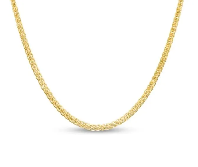 Touch of Gold 14K Yellow Gold 2mm 18" Wheat Link Chain