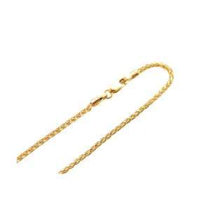 Touch of Gold 14K Yellow Gold 2mm 18" Wheat Link Chain