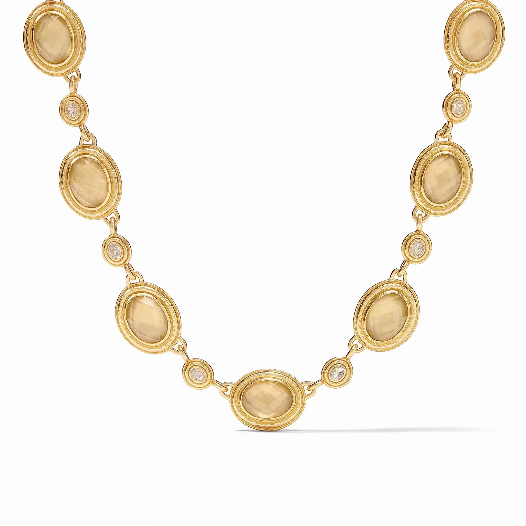 Tudor Stone Necklace (Iridescent Champagne)
