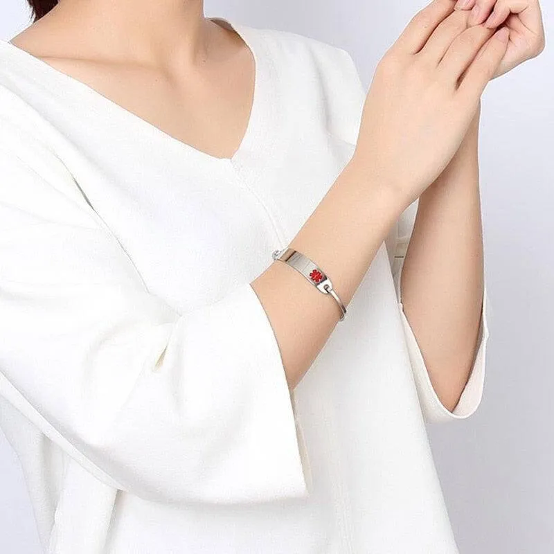 Type 2 Diabetes Medical Alert Bangle 19cm