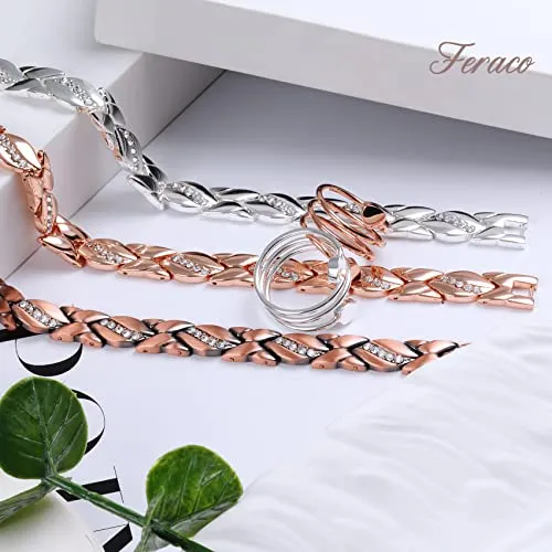 Unique X Shape 99.99% Solid Copper Magnetic Bracelets